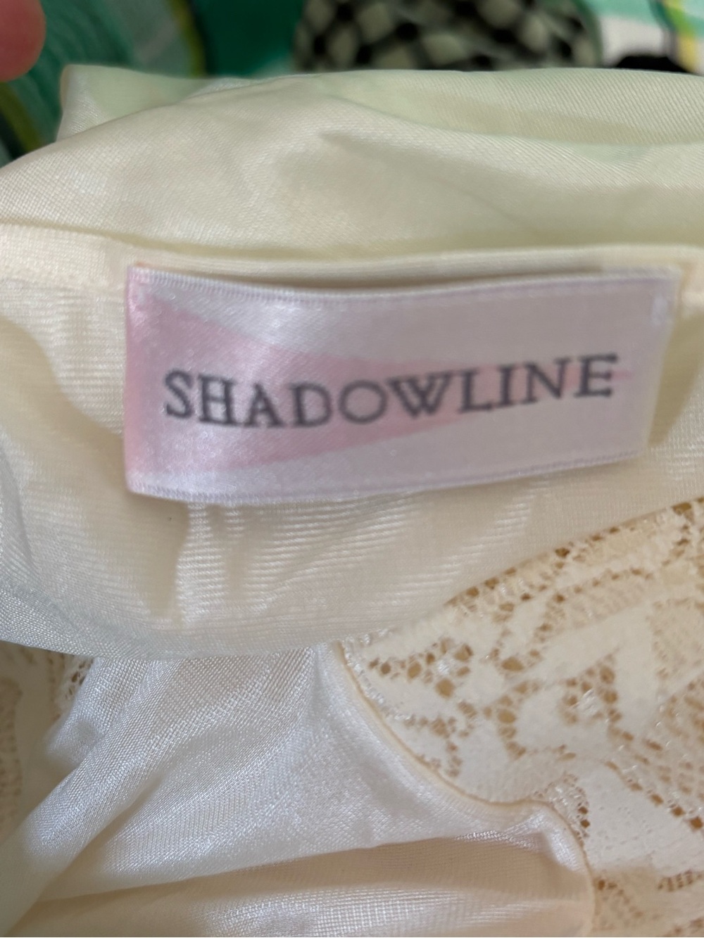 Vtg Shadowline 2pc Peignoir Set Small Ivory Nylon Lace Nightgown Robe USA Made - Picture 4 of 16